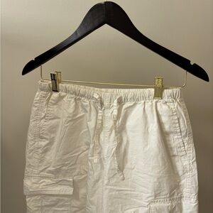white cargo pants